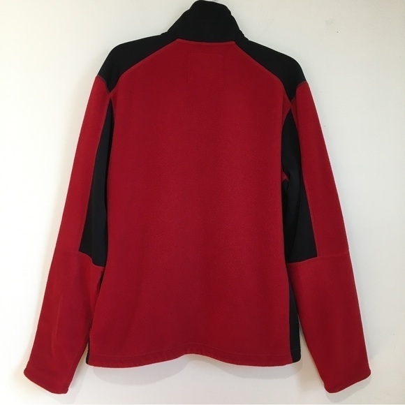 Express Men’s Black and Red Full Zip Fleece Sweatshirt - Picture 2 of 16
